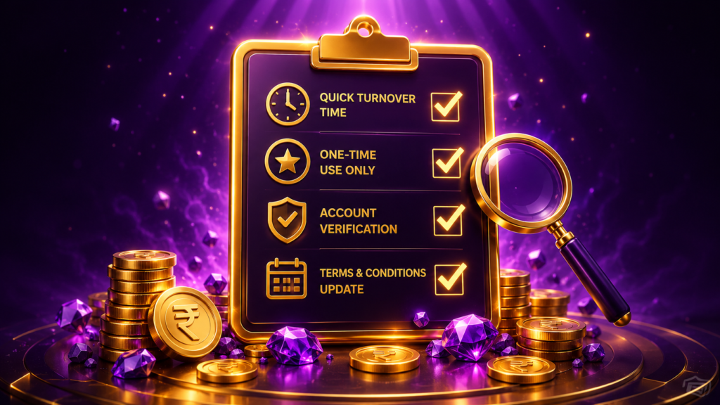 Shree Win welcome bonus terms and conditions checklist